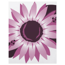 Pink Sunflower With Ladybugs flyers by VoXeeD Pink Sunflower With Ladybugs flyers