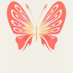 Pink Sunrise Butterfly T-shirts