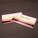 Pink sunset Business Card business cards