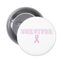 Pink Survivor Button