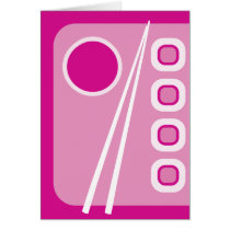 pink sushi cards