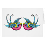 pink swallows