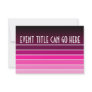 pink swatch personalized announcement