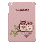 Pink Sweethoot Owls Customized iPad Mini Case
