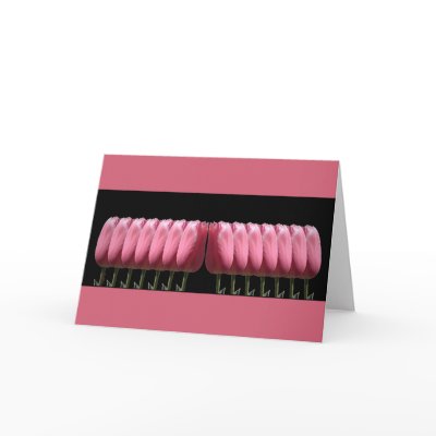 Pink Sweeties All In A Row Cards by StarLily