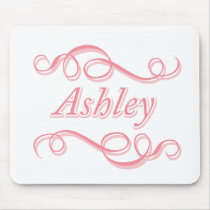Pink Swirl Ashley Mousepad