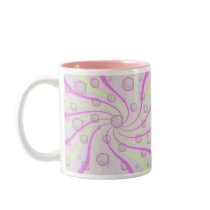 Pink Swirl Cup Mug
