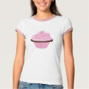 Pink Swirl Cupcake with Sprinkles t-shirts