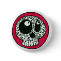pink swirl skull buttons by purplepolarbear pink swirl skull buttons