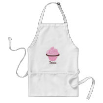 Pink Swirl Sprinkle Cupcake aprons by candystore Pink Swirl Sprinkle Cupcake aprons