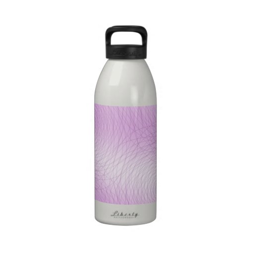 Pink Swirls Water Bottle