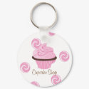 Pink Swirly Cake keychains by candystore Pink Swirly Cake keychains