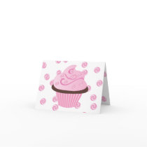 Pink Swirly Cake with Sprinkles cards