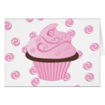 Pink Swirly Cake with Sprinkles Cards