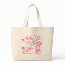 Pink Swirly Works bags by trennea Pink Swirly Works bags