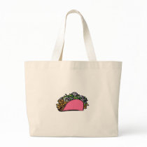 Pink Taco bags by Funny_MoFo_Shirts Pink Taco bags