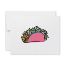 Pink Taco invitations by Funny_MoFo_Shirts Pink Taco invitations