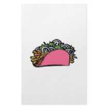 Pink Taco stationery