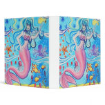 Pink Tailfin Mermaid Binder