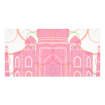 Pink Taj Mahal photo cards
