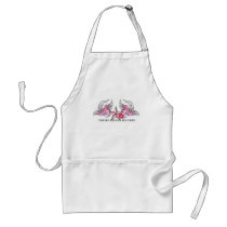 Pink Tattoo Bird Merchandise aprons