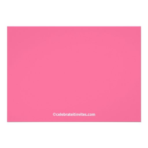 Pink Tea Party Birthday Party Invitation