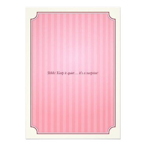 Pink Tea Party Bridal Shower Invitation