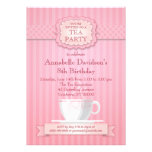 Pink Tea Party Invitation