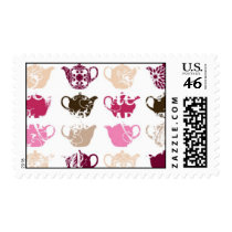 Pink Teapots postage
