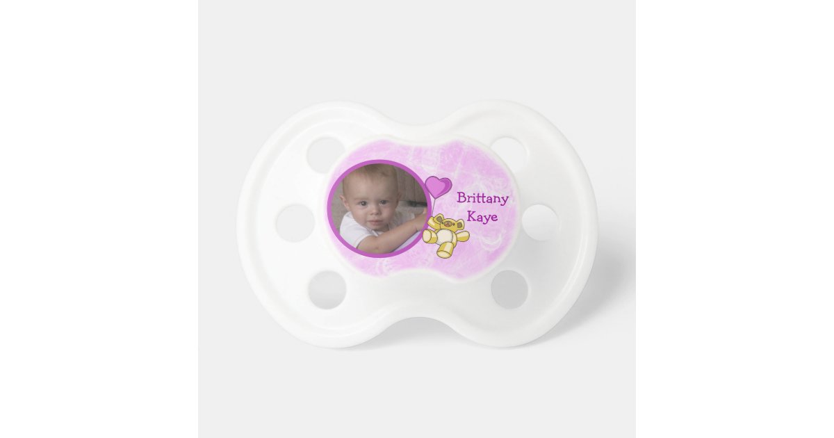 pacifier teddy bear