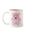 Pink Teddy Bear mugs by waltersroom Pink Teddy Bear mugs
