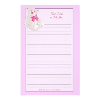 Teddy Bear Stationery | Zazzle