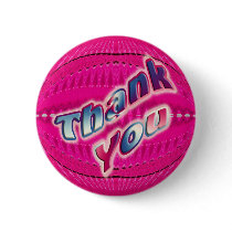 Pink Thank You buttons by DonnasGreetingCards Pink Thank You buttons
