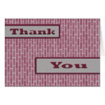 pink thank you cards