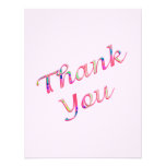 pink Thank You invitations