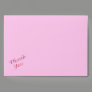 pink Thank You Envelope
