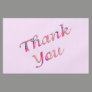 pink Thank You Flyer Design