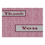 pink Thank  you invitations