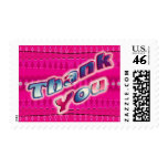 Pink Thank You Postage