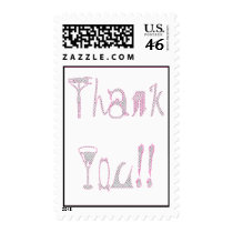Pink Thank You Stamp