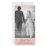PINK  THANK YOU | WEDDING THANK YOU CARD photo cards