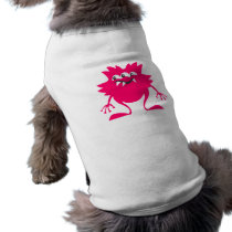 Pink Three-Eye Alien Dog Shirt
