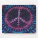 Pink Tie Dye Peace Sign Mouse Pad mousepads