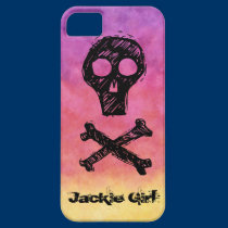 pink  TIE DYE skull phone case casemate cases