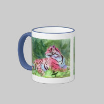 Pink Tiger aceo Mug