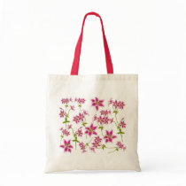 Pink Tiger Lilies Tote Bag