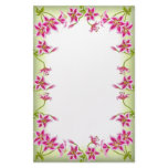 Pink Tiger Lily Garden Stationery