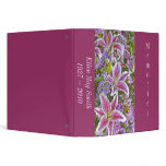 Pink Tiger Lily Photo Album binders