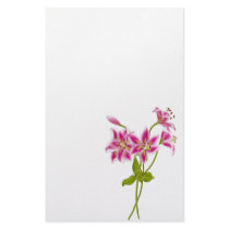 Pink Tiger Lily Stationery