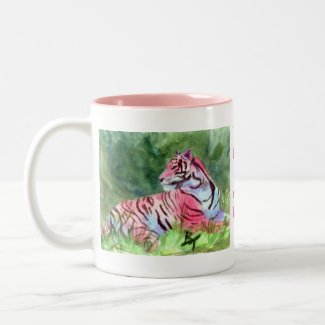 Pink Tiger Mug mug